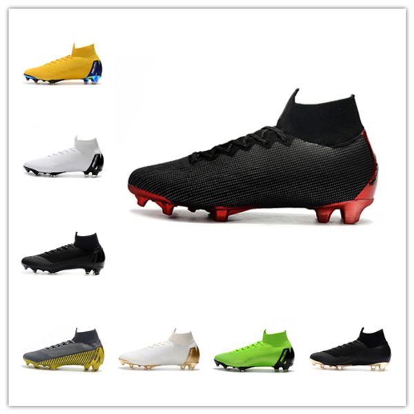 

classic mercurial superfly vi 360 elite fg kj 6 xii 12 neymar mens women high soccer shoes football boots cleats 39-45