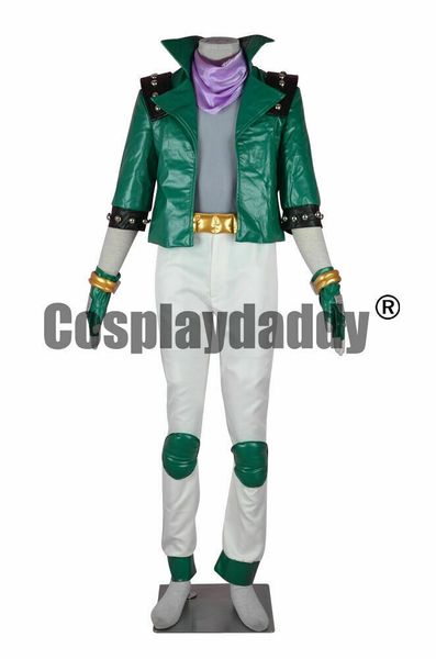 

jojo's bizarre adventure caesar anthonio zeppeli cosplay costume, Black;red