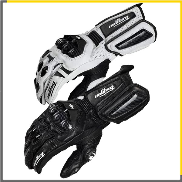 

motorcycle waterproof gloves furygan afs-10 made of carbon fiber leathe gloves motocross luvas genuine leather moto guantes moto, Black