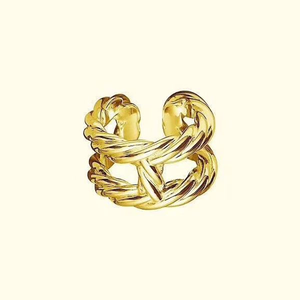 

2019 fashion ring stainless steel jewelry anti-wire h ring men and women couple ring mens gold rings jewelry, Slivery;golden