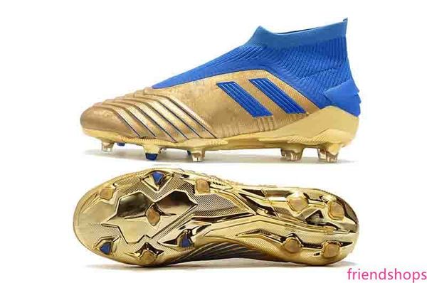 

predator 18 18.1 fg waterproof pp paul pogba soccer 19 x cleats slip-on football boots mens high soccer shoes original size 39-45