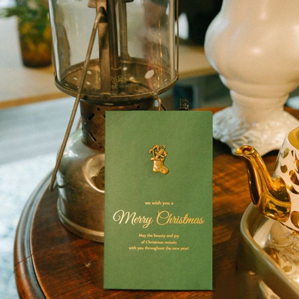 

ретро винтаж классические с рождеством поздравительные открытки с конвертами