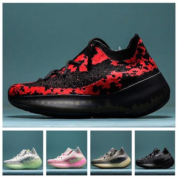 

fashion new kanye west wave runner 380 alien trainers toddler kids shoes children running sneakers solid boys girls sports shoes
