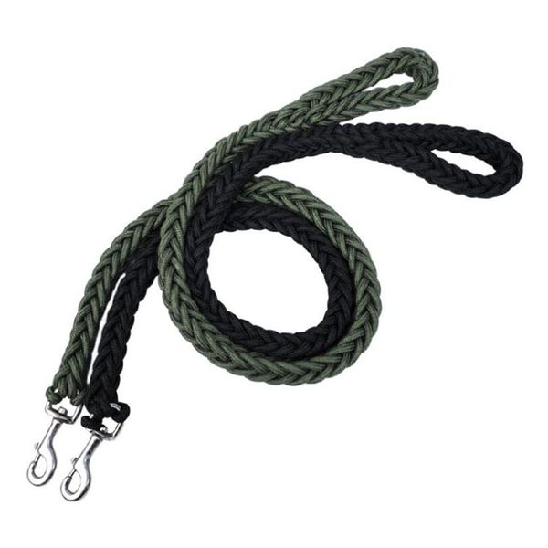 

green black color large dog leashes for dog leads pet training walking safety mountain climbing rope leashes