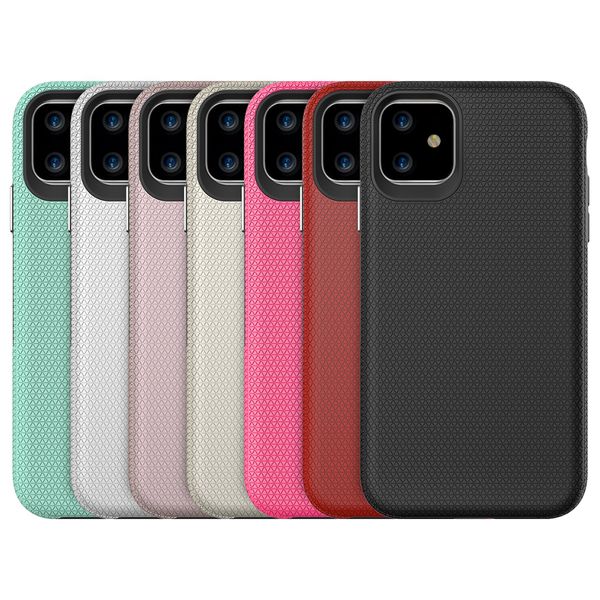 

armor bumper shockproof phone case for iphone 11 11 pro max xr x xs max x 8 7 6 6s plus heat dissipation tpu +pc hard back cover