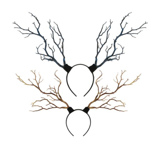 

2019 headband gothic halloween branches xmas antler costume women hairband props