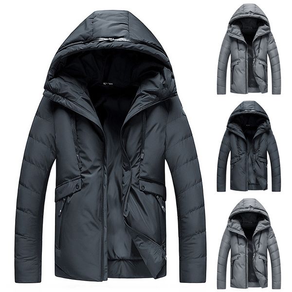 

chaqueta hombre streetwear winter coat men winter hooded softshell for windproof soft coat shell jacket veste homme erkek mont, Black