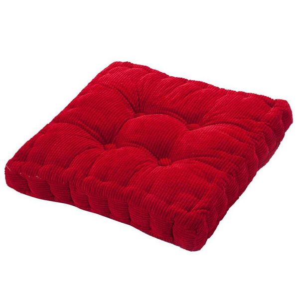 

new-comfortable cushion square home office sofa pad canape 40 x 40 x 10cm - red