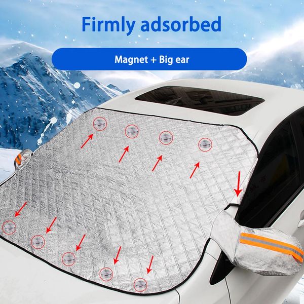 

winter waterproof car windscreen snow cover sun shade protector thicker snow cover frost ice car sunlight dust protector