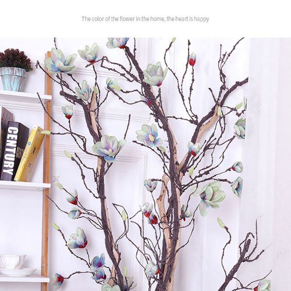 

artificial magnolia vine silk magnolia garland artificial flowers for diy craft home garden wedding party decor