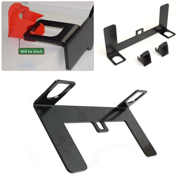 

universal isofix mount base autos safety seat belt bracket latch 5mm steel solid