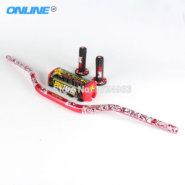 

28mm mx handlebar bar pad bar handle grips for motorcycle pit dirt bike motocross enduro supermoto racing