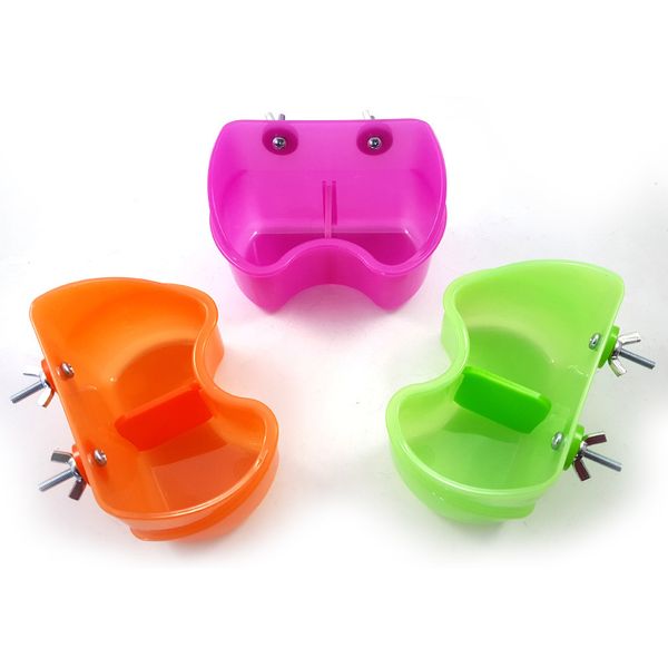 

mesh division luxury parrot food cup parrot part the gift box can fixed bird bowl the gift box bird toys totoro bowl