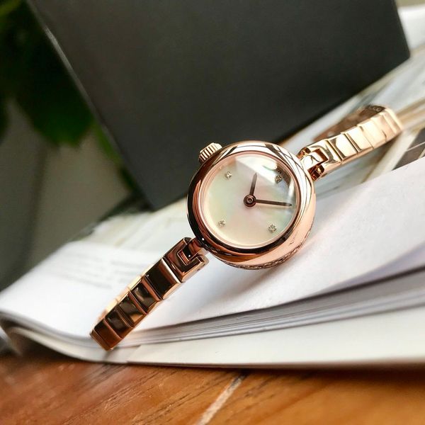 

designer women watches quartz movement 33mm natural fritillary watchcase women waterproof wristwatches for girls, Slivery;brown
