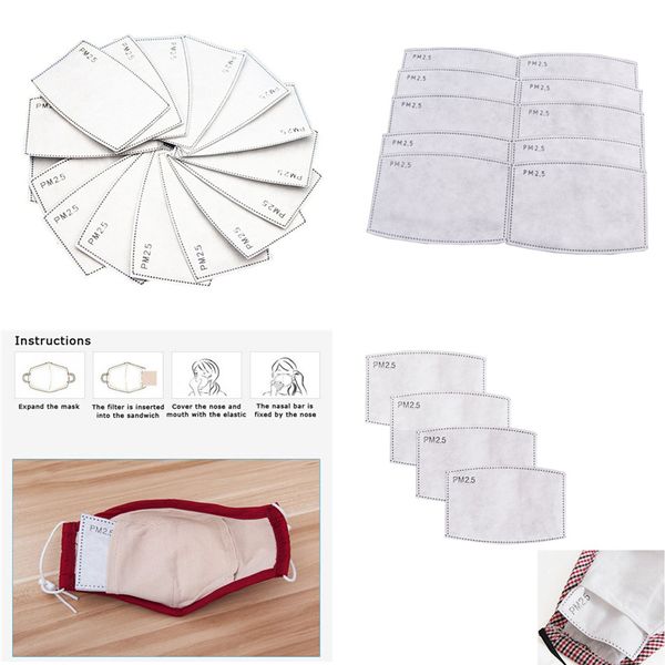 

mascherine ffp2 колодки 5 слой pm 2.5 фильтр пылезащитная маска замена сердечника маска только pad