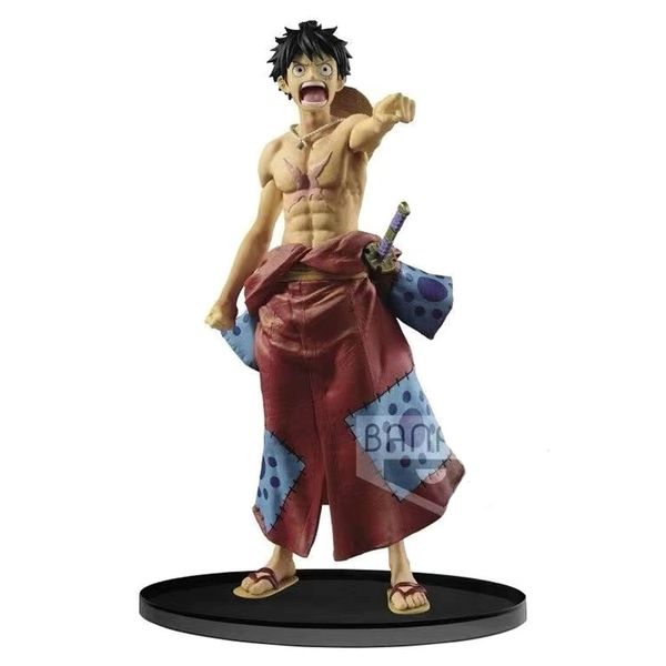 

in stock banpresto one piece bwfc2 figure wano country luffy pvc action figure model figurine t200413