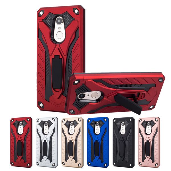 

anti-knock armor case for xiaomi redmi note 7 6 6a 4x 5a 5 plus pro s2 full-body protective stand pc+tpu shockproof back cover