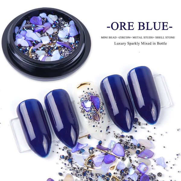 

3d rhinestones rose crystal stone nail decoration mini beads metal rivet nail accessories diy decors tips nail art, Silver;gold