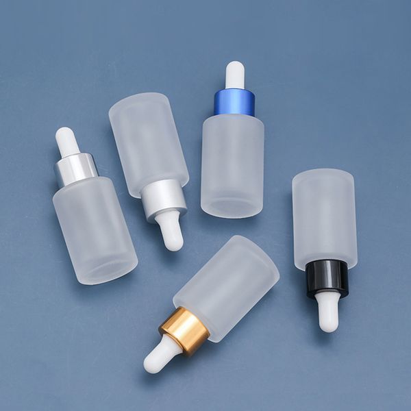 

factory price 30ml dropper bottle frosted glass perfume essential oil essence aromatherapy electronic cigarette oil cosmetic container vials