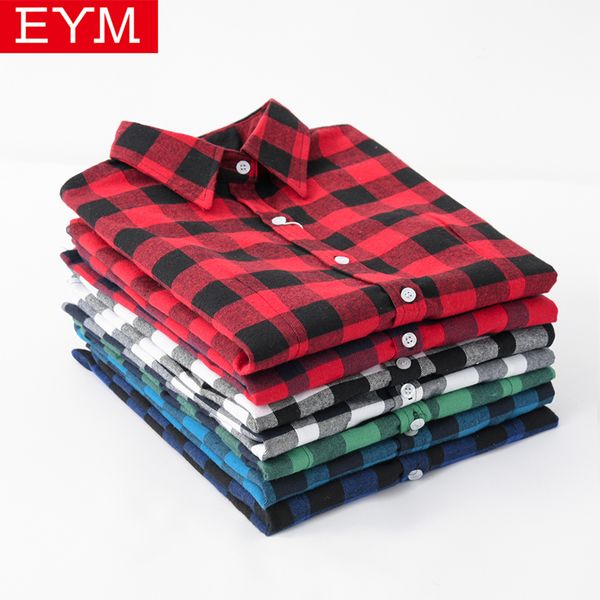 

long sleeve plaid shirt women 2018 new cotton flannel casual shirts female blouses lady good quality college style blusa, White