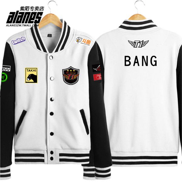 

skt team uniform skt hero guard jacket baseball uniform new baseball, Black