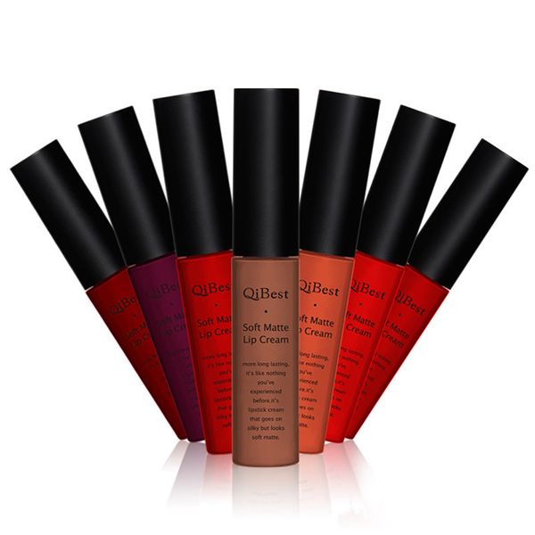 

34 colors matte non-stick cup lip gloss cream brand long lasting waterproof makeup liquid lipsticks 20g