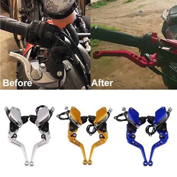 

universal the new durable 22mm motorcycle brake masters cylinder clutches adjustable levers