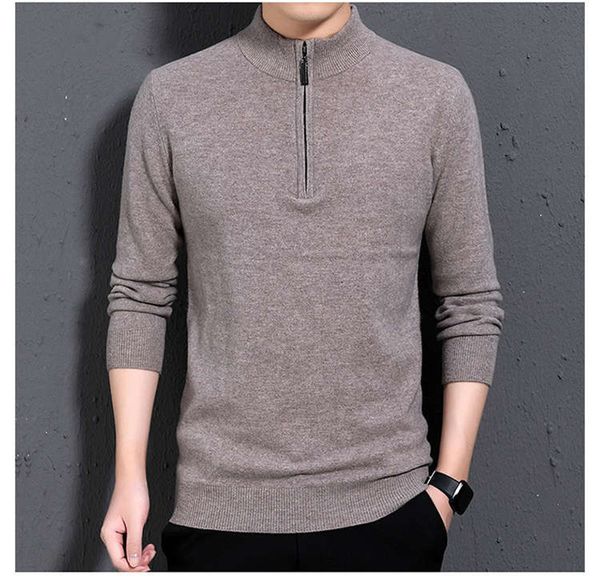 

luxury mens solid color sweater designer pullover thick warm winter male fashion sweater, White;black