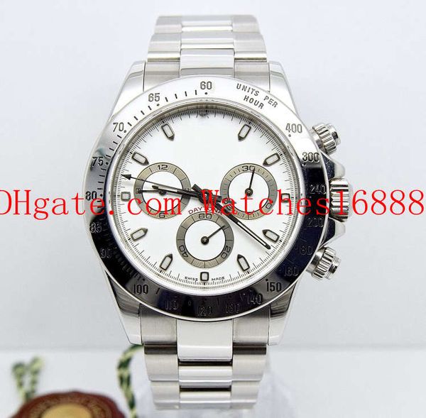

mens watch stainless steel bracelet 40mm 116520 no chronograph movement automatic mens wrist watches, Slivery;brown