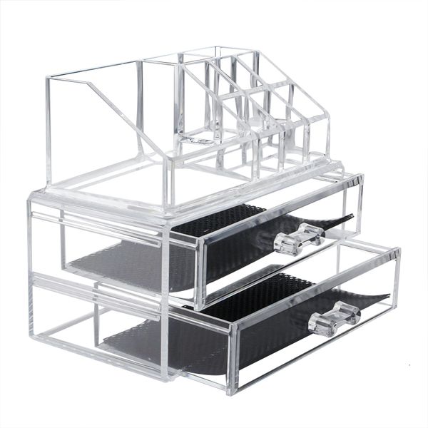 2019 Acrylic Jewelry Storage Box Drawer Makeup Organizer