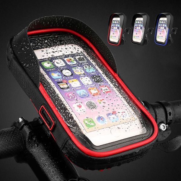 

4.5-6.5 inch waterproof bicycle front bag motorcycle bicycle case mtb touch screen for cycing accessories holder 1pcs