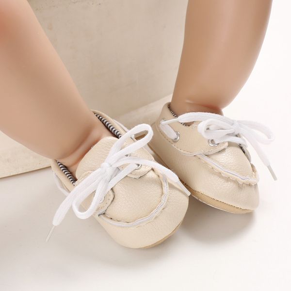 

new born baby shoes casual solid color breathable baby girl shoes boy leather surface newborn toddler