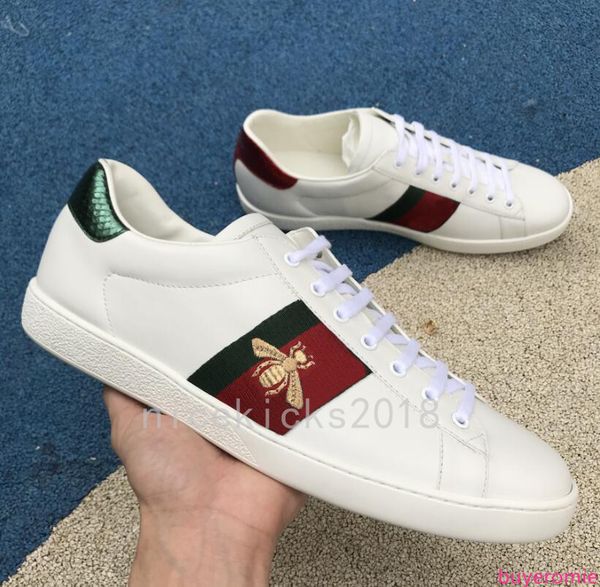 

luxury designer men women sneaker casual shoes low italy brand ace bee stripes shoe walking sports trainers chaussures pour hommes