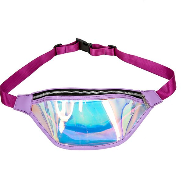 

new lady laser waist pack fashion all match bag mini crossbody chest pack fashion casual coin purse