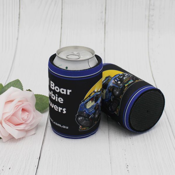 

100pcs neoprene print logo stubby cooler can holder wedding printed stubbies bottle cooler sublimated coolers beer sleeve