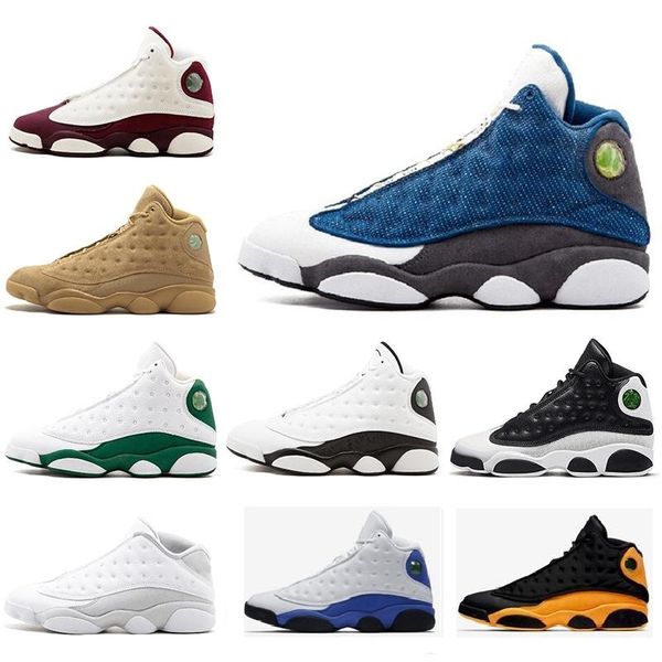 

with box 13 13s men women basketball shoes he got game chicago gs black cat white retro bred brown olive dmp j13 sneakers