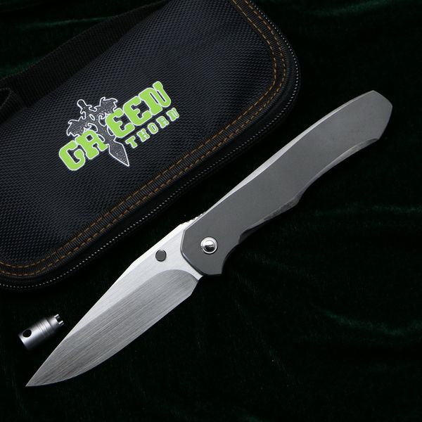 

Зеленый Thorn lochsa складной нож TC21 титана ручку S90V лезвие на открытом воздухе кемпинга тактики охоты рыбалки карманные Ножи кухонные инструменты EDC
