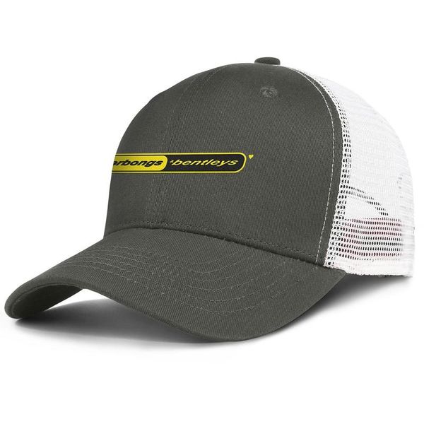 

fashion beerbongs ' bentleys yellow logo baseball cap vintage team trucke hats bentley gray website mercury logo automotive car, Blue;gray