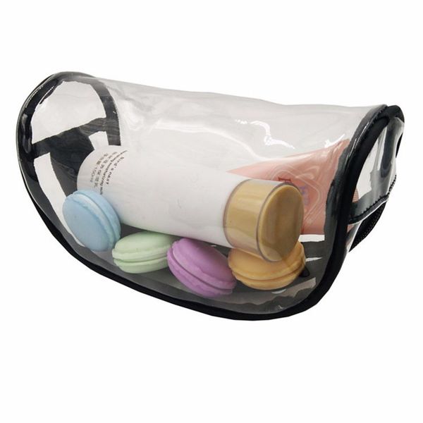 

2018 год нового горячего сбывания 2pcs cosmetic bag set мода прозрачный мешок красоты водонепроницаемые сумки wash сумки женские make up 2b0