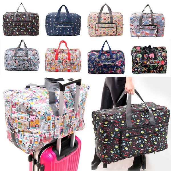 

portable foldable luggage travel bags waterproof travel handbags duffle grocery storage bags large capacity handbag wx9-1619