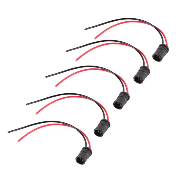 

5pcs soft rubber light bulb socket lamp holder connector car auto styling