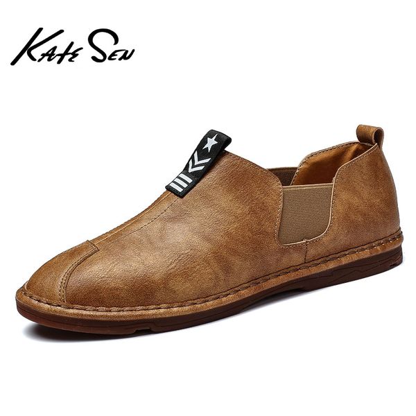 

new comfortable men casual shoes loafers men shoes quality split leather man flats moccasins shoe plus size, Black