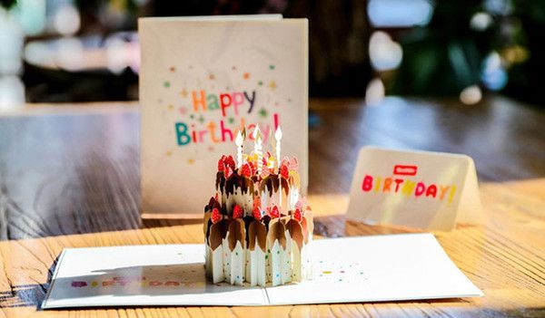 

3d каѬ Ѭождени pop up cream ден Ѭождени оѬ бђмажна аливй birthay пѬивевие Ѭ