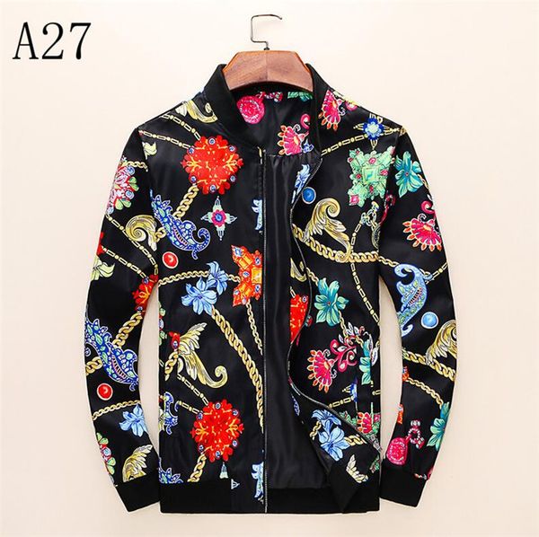 

autumn sports outdoor windbreaker with zipper luxury men's fashion long sleeve men's and women's designers jacket 21, Black;brown