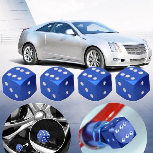 

6 colors bicycle car wheel tire valve cap hexagonal air stems cover ventile tyre dust cap rims car wheel styling