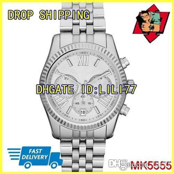 

100% original japan movement women's two tone watch mk5555 mk5556 mk5569 mk5708 mk5709 mk5735 mk5955 mk6206 mk6207 mk6222, Slivery;brown