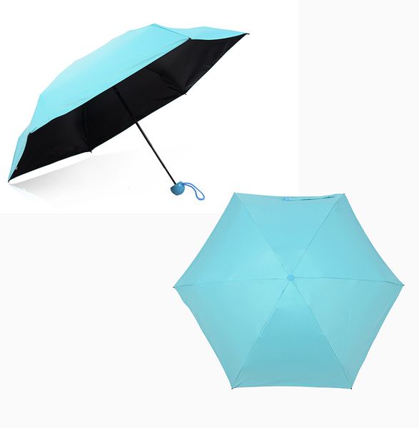 

капсула зонтики ультра - light mini солнцезащитный small карманы fifty - зонт черный пластиковый складной карманный тип пользовательского ло