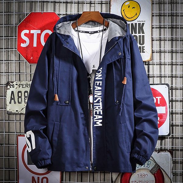 

men's new autumn spring casual fashion letter printed zipper hoodie coat casual hooded jacket brand men bomber jacket y10.1, Black;brown