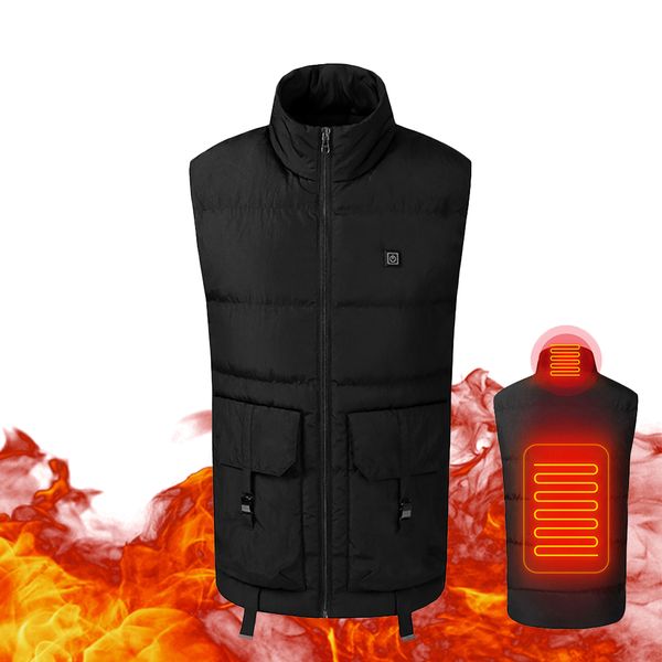 Neue Motorrad Jacke Männer USB Infrarot Elektrische Heizung Weste Weste Thermische Kleidung Winter Reiten Jacke Chaqueta Moto