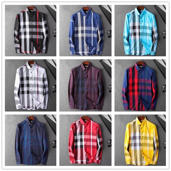 

Совершенно новые мужские классические рубашки Мода Harajuku Повседневная рубашка Му